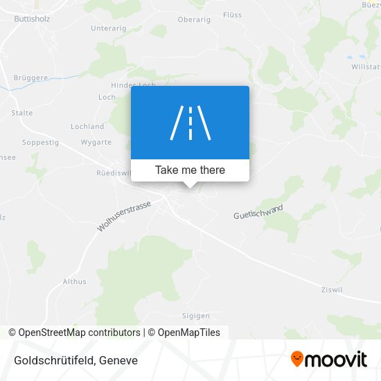 Goldschrütifeld map