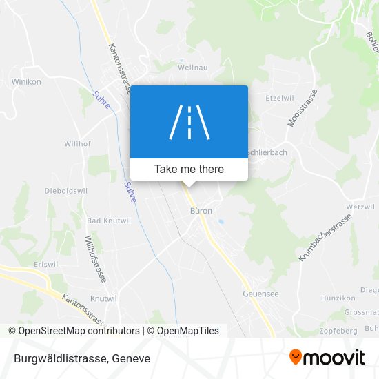 Burgwäldlistrasse map