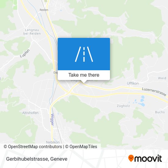 Gerbihubelstrasse map