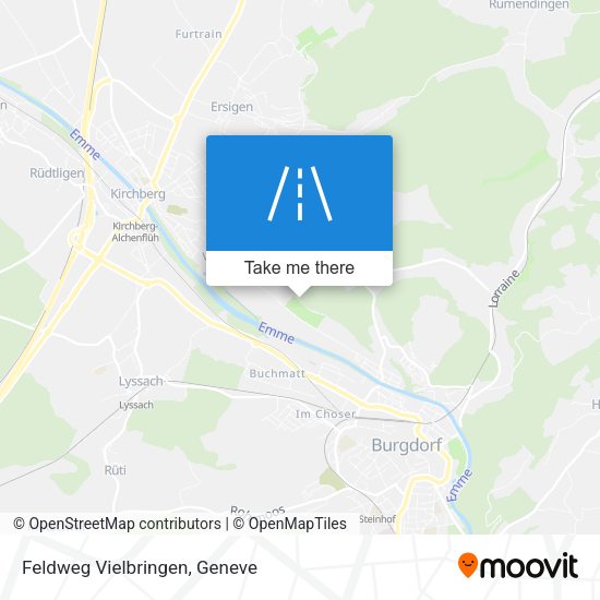 Feldweg Vielbringen map