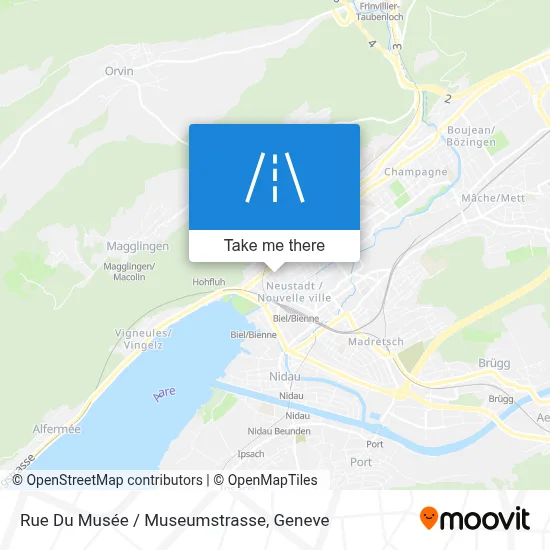 Rue Du Musée / Museumstrasse map