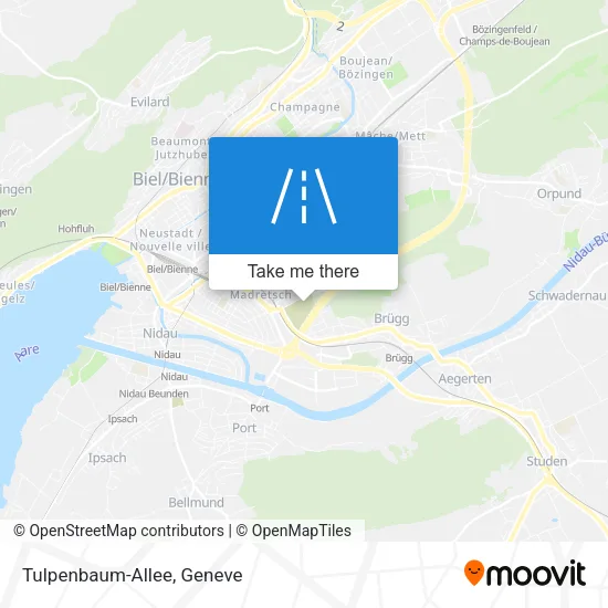 Tulpenbaum-Allee map