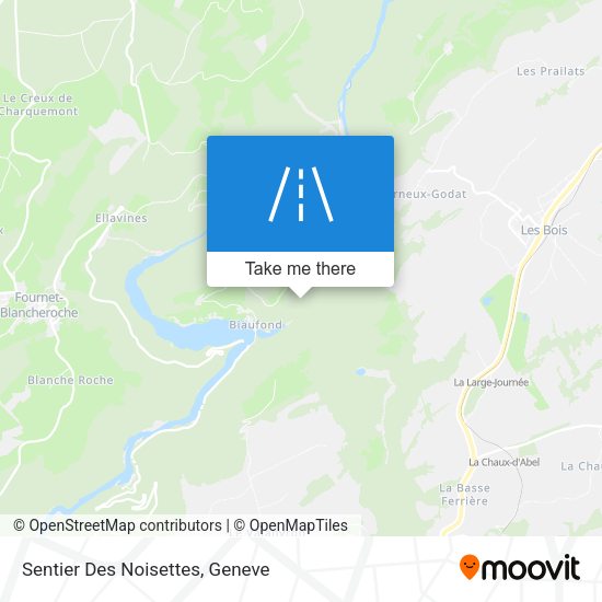Sentier Des Noisettes map