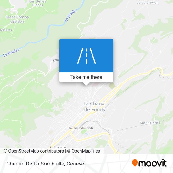 Chemin De La Sombaille map