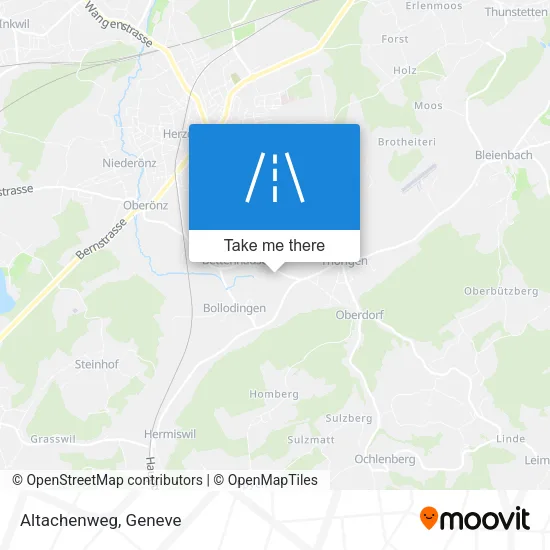 Altachenweg map