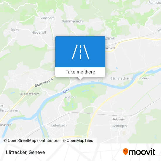 Lättacker map