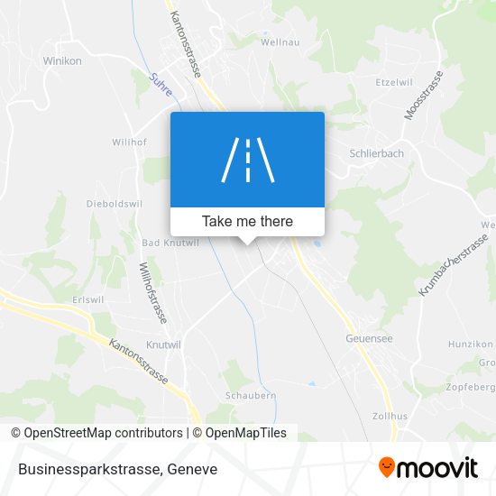 Businessparkstrasse map