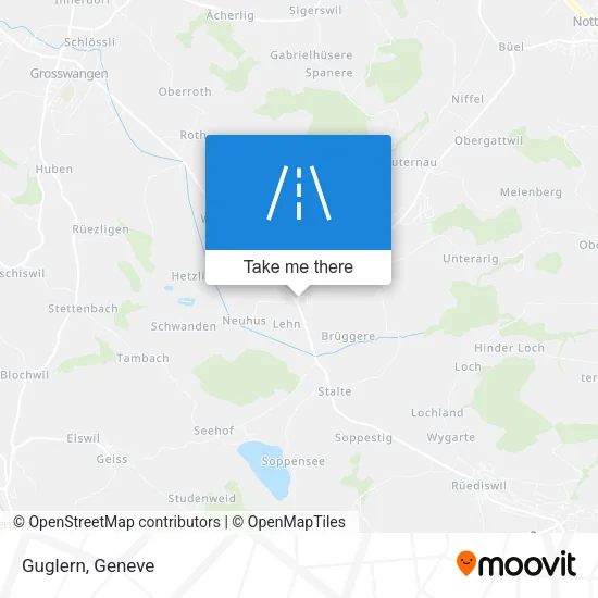Guglern map