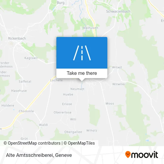 Alte Amtsschreiberei map