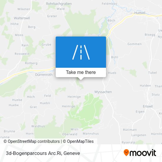 3d-Bogenparcours Arc.Ri map