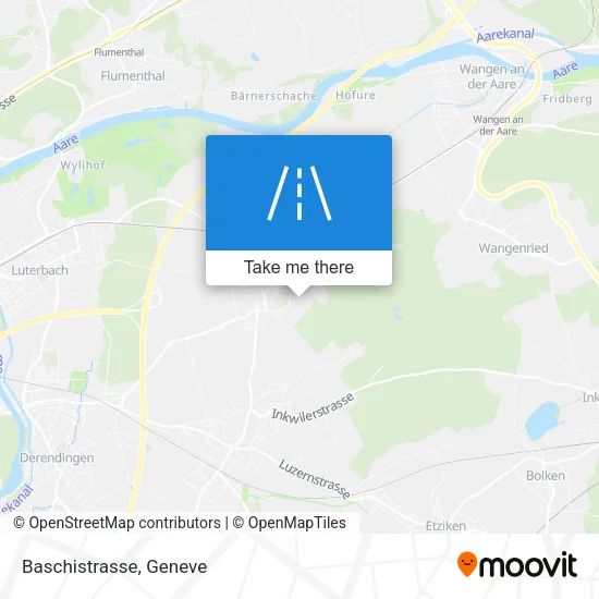 Baschistrasse map