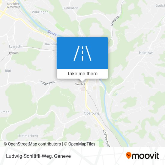 Ludwig-Schläfli-Weg map