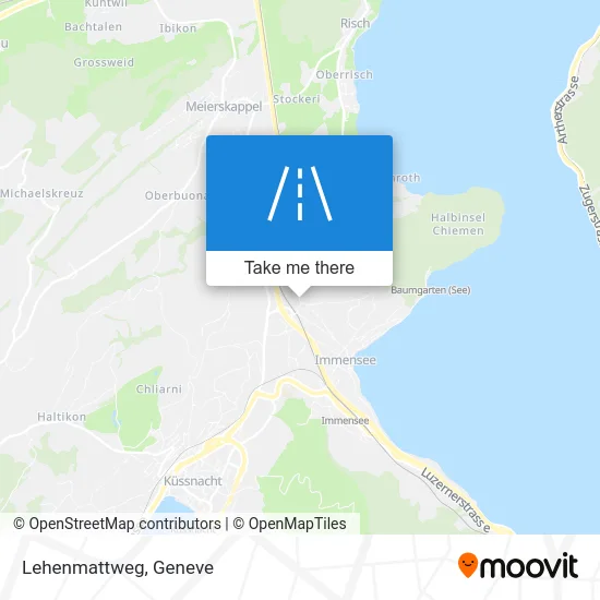 Lehenmattweg map