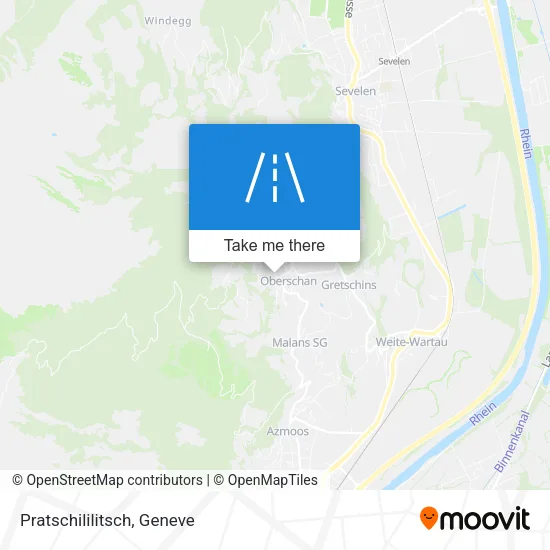Pratschililitsch map
