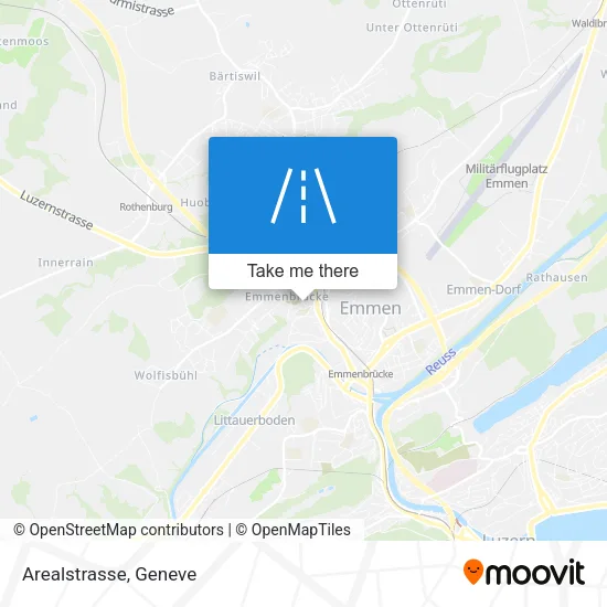 Arealstrasse plan