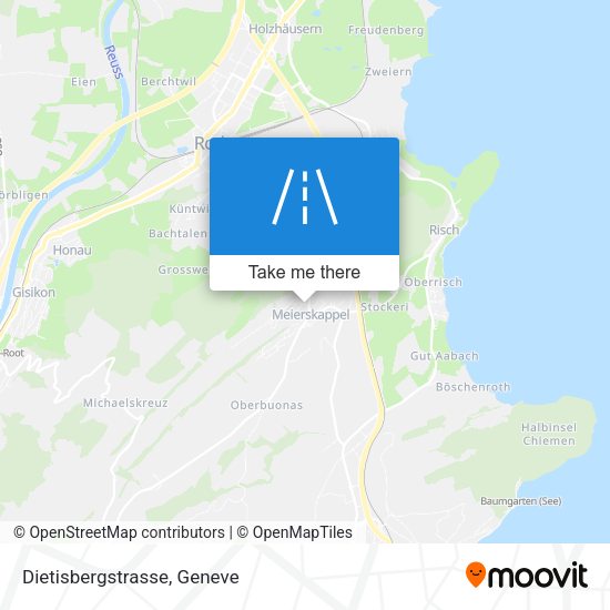 Dietisbergstrasse map