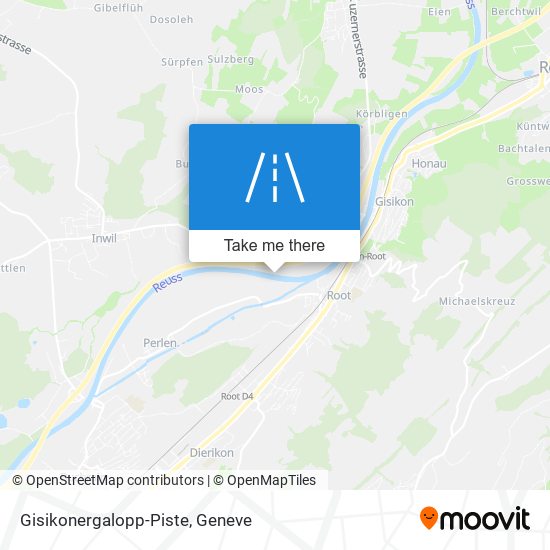 Gisikonergalopp-Piste map