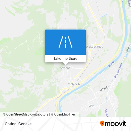 Gatina map