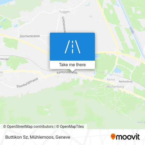 Buttikon Sz, Mühlemoos map