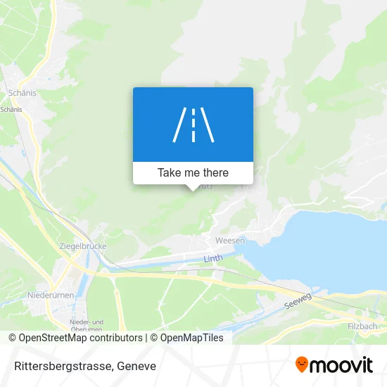 Rittersbergstrasse map