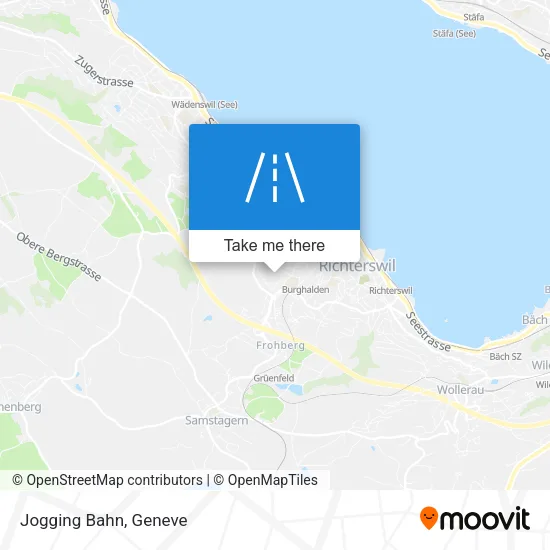 Jogging Bahn map