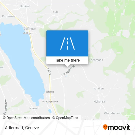 Adlermatt map