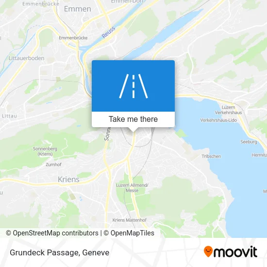 Grundeck Passage map