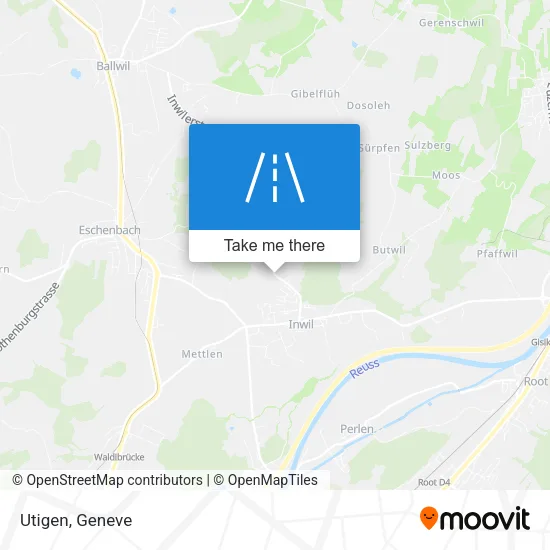 Utigen map