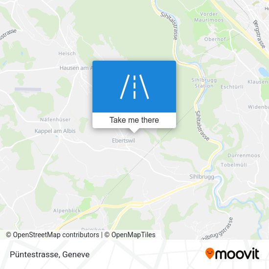 Püntestrasse map