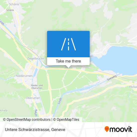 Untere Schwärzistrasse map