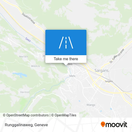 Runggalinaweg map