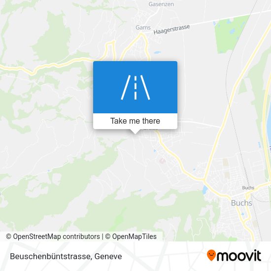 Beuschenbüntstrasse map