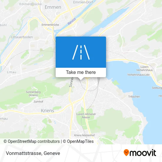 Vonmattstrasse map