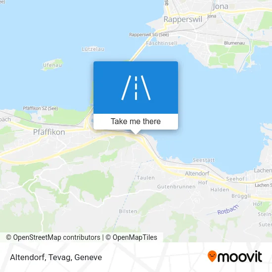 Altendorf, Tevag map