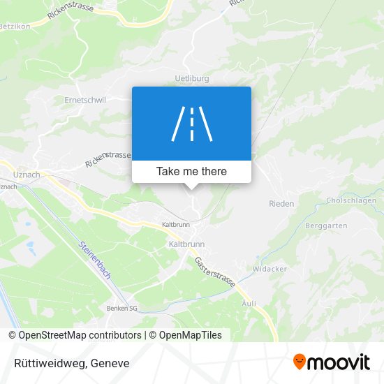 Rüttiweidweg map