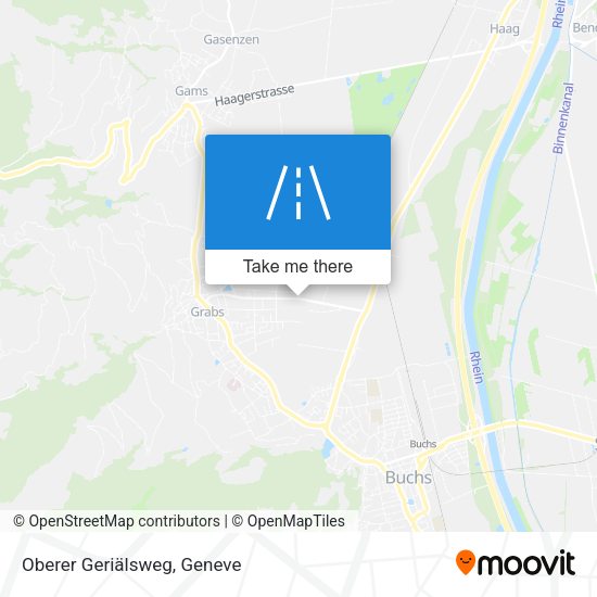 Oberer Geriälsweg map