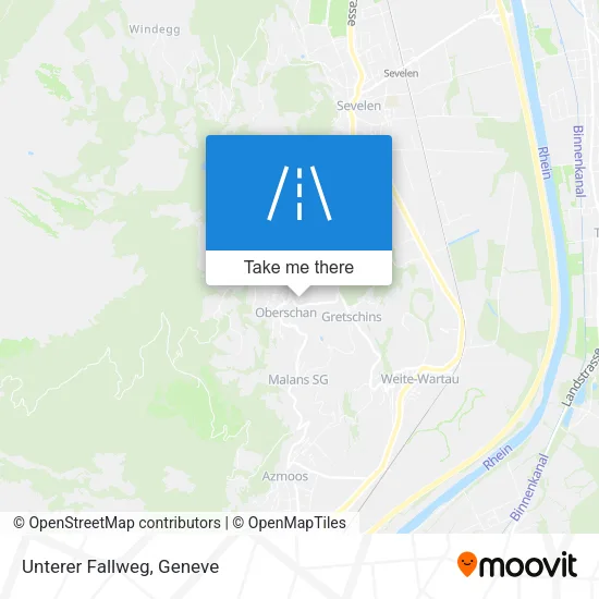 Unterer Fallweg map
