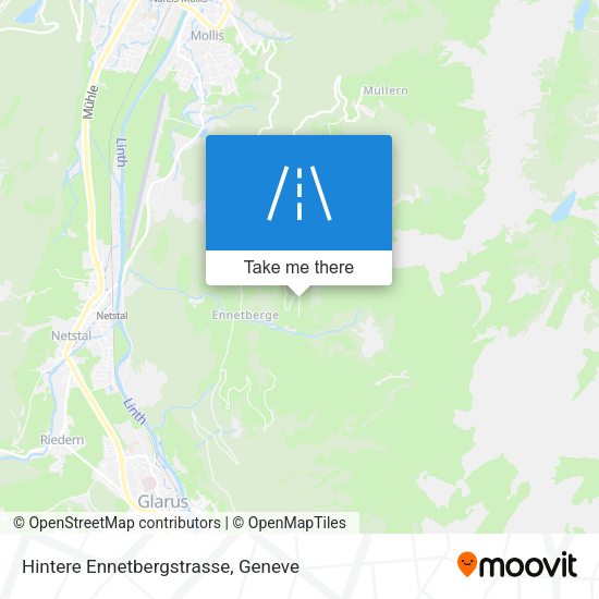 Hintere Ennetbergstrasse map