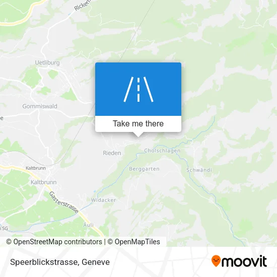 Speerblickstrasse plan