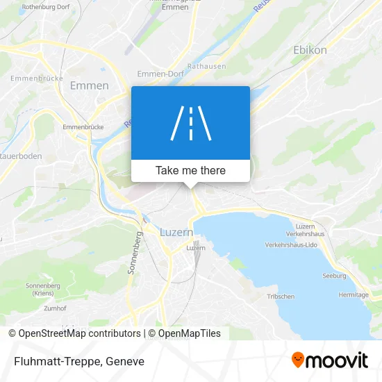 Fluhmatt-Treppe map