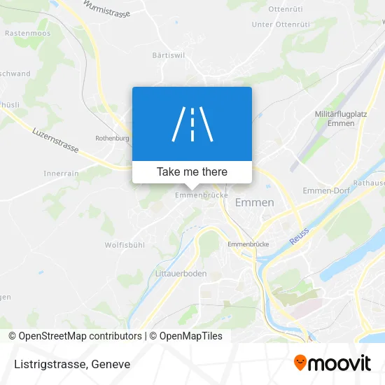 Listrigstrasse map