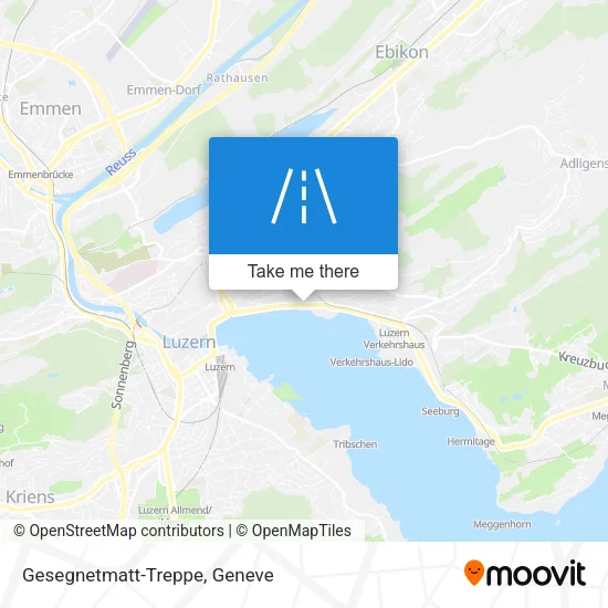 Gesegnetmatt-Treppe map