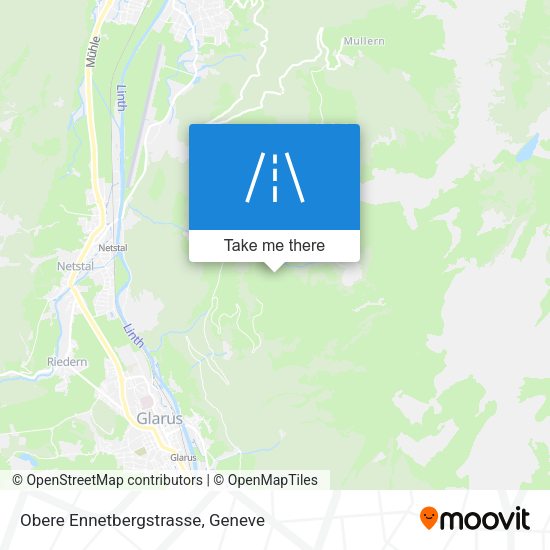 Obere Ennetbergstrasse map