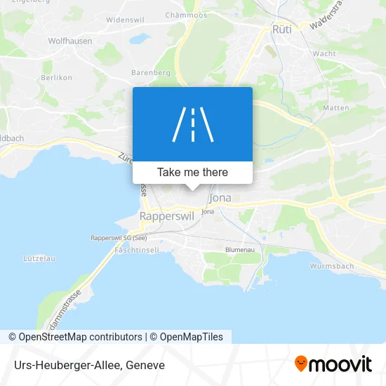 Urs-Heuberger-Allee map