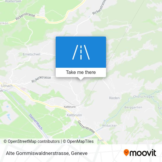 Alte Gommiswaldnerstrasse map