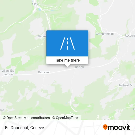 En Doucenat map