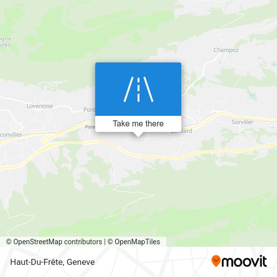 Haut-Du-Frête map