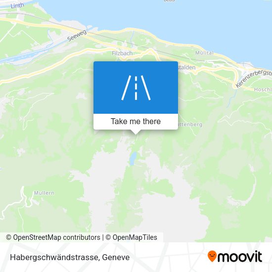 Habergschwändstrasse map