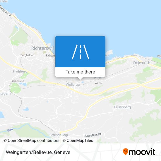 Weingarten/Bellevue map