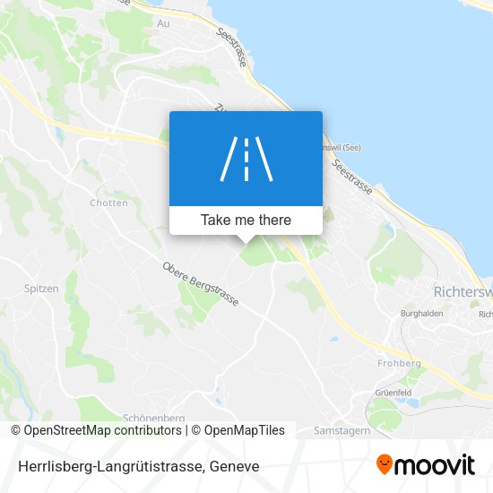 Herrlisberg-Langrütistrasse map